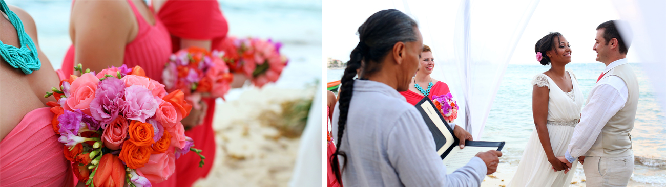 Akumal Mexico Wedding on Caribbean Beach